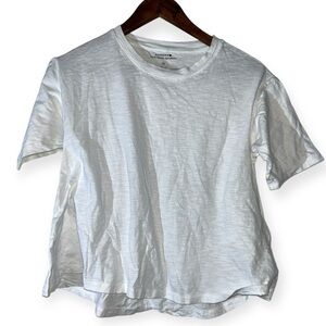 Kate Spade Saturday plain white tee SIZE XS